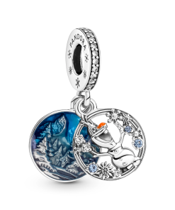 Disney Frozen Snow Olaf Double Dangle Charm