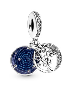 Double Dangle Tree & Galaxy Moon Charm