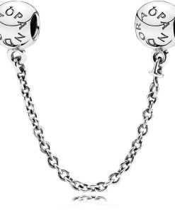 Silver safety chain