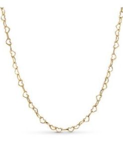 Joined hearts 14k Gold Plated  necklace